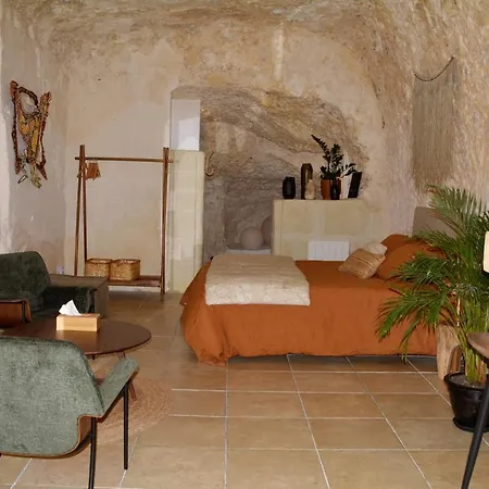 Les Troglos de la Tufolière Rochecorbon Exterior foto